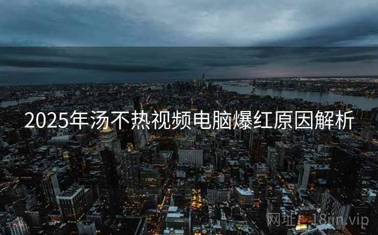 2025年汤不热视频电脑爆红原因解析